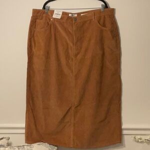 Cotton On Tan Midi Skirt